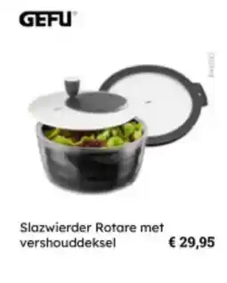 Multi bazar Slazwierder Rotare met vershouddeksel aanbieding
