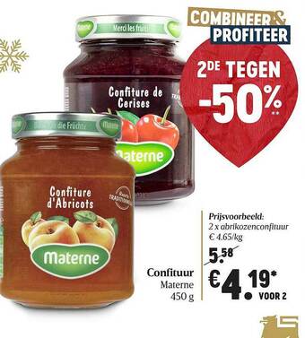 Delhaize Confituur Materne aanbieding