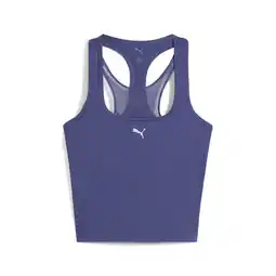 Decathlon CLOUDSPUN Mesh 2-in-1-tanktop voor dames PUMA Blue Crystal aanbieding