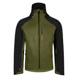 Decathlon Heren Mountain Series Waterdichte Jas (Olijfgroen/zwart) aanbieding