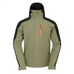 Decathlon Heren Mountain Series Waterdichte Jas (Olijfgroen/zwart) aanbieding