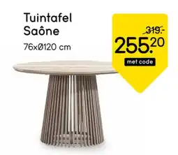 Leen Bakker Tuintafel saône aanbieding