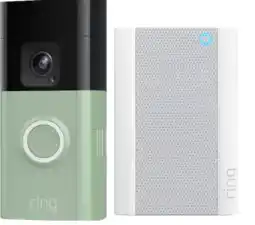 Coolblue Ring Battery Video Doorbell Pro Vert + Chime Pro aanbieding