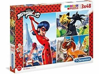 Multi bazar Puzzel 3X48 St. Miraculous aanbieding