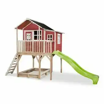Brico EXIT Loft 750 houten speelhuis rood aanbieding