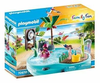 Dreamland PLAYMOBIL Family Fun 70610 Leuk zwembad met watersplash aanbieding