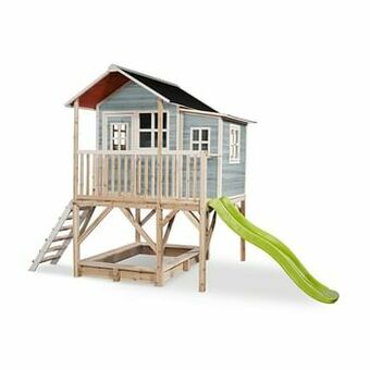 EXIT Loft 550 houten speelhuis blauw