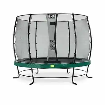Brico Exit trampoline Elegant + veiligheidsnet Economy ø305cm groen aanbieding