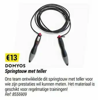 Decathlon Springtouw met teller aanbieding