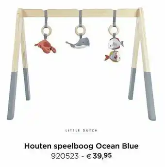 Dreambaby Houten speelboog ocean blue aanbieding