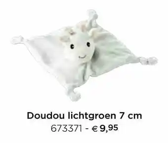 Doudou lichtgroen
