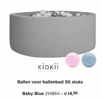Dreambaby Ballen voor ballenbad 50 stuks baby blue aanbieding