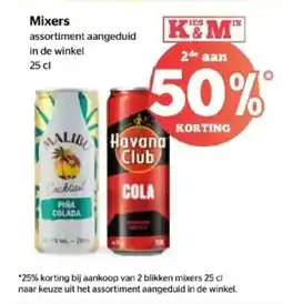 Spar Mixers aanbieding