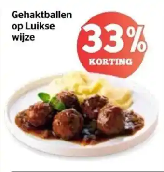 Spar Gehaktballen op Luikse wijze aanbieding