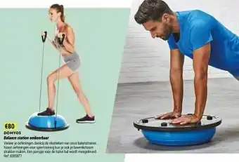 Decathlon Balance station omkeerbaar aanbieding