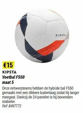 Decathlon Voetbal f550 aanbieding