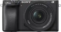 Coolblue Sony Alpha A6400 + E PZ 16-50 mm f/3.5-5.6 OSS II aanbieding