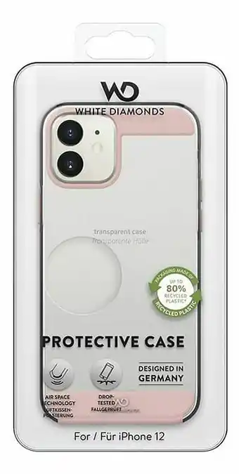 Dreamland White Diamonds cover Innocence Clear voor iPhone 12 mini transparant/roze aanbieding