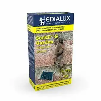 Brico Edialux lokaas voor ratten en muizen 150g aanbieding