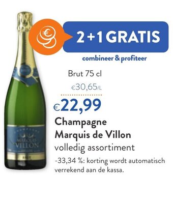 OKay Champagne Marquis de Villon aanbieding