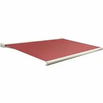 Brico Domasol zonnetent elektrisch met afstandsbediening ’Factor 20-C’ rood 450 x 250 cm aanbieding