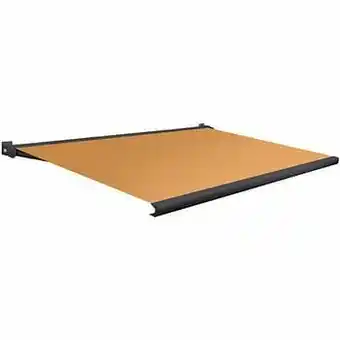 Brico Domasol zonnetent elektrisch met afstandsbediening ’Factor 20-A’ oranje 350 x 300 cm aanbieding