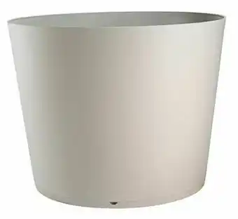 Brico Grosfillex plantenbak Tokyo PVC ø80cm warm grey aanbieding