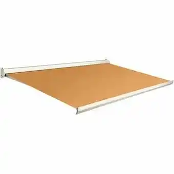Brico Domasol zonnetent manueel ’Factor 10-C’ oranje 500 x 250 cm aanbieding
