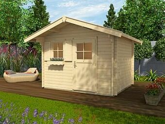 Brico Weka tuinhuis 131 GR3 300x300cm aanbieding