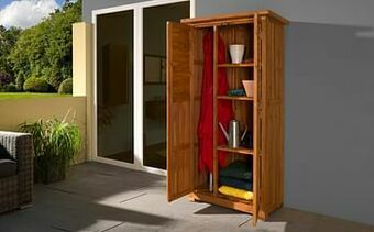 Brico Weka tuinkast 195A bruin 180x80x43cm aanbieding