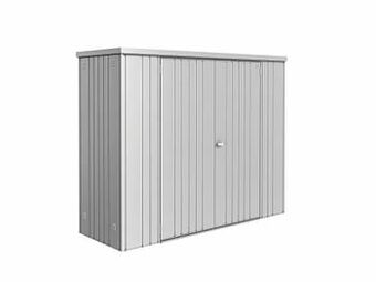 Brico Biohort tuinkast 230 zilver metallic 227x83x182,5cm aanbieding