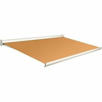 Brico Domasol zonnetent elektrisch ’Factor 10-C’ oranje 300 x 250 cm aanbieding