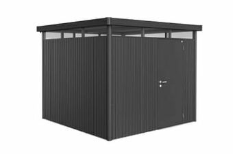 Brico Biohort berging HighLine H4 enkele deur donkergrijs 275x275cm aanbieding