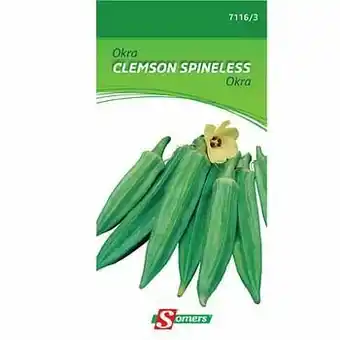 Brico Somers zaad pakket okra ’Clemson Spineless’ aanbieding