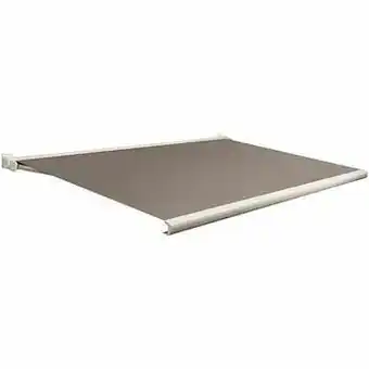 Brico Domasol zonnetent elektrisch met afstandsbediening ’Factor 20-C’ lichtbruin 400 x 250 cm aanbieding