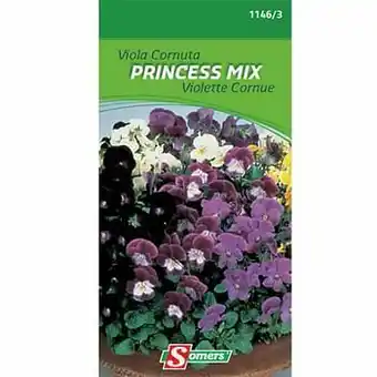 Brico Somers zaad pakket viola cornuta ’Princess mix’ aanbieding