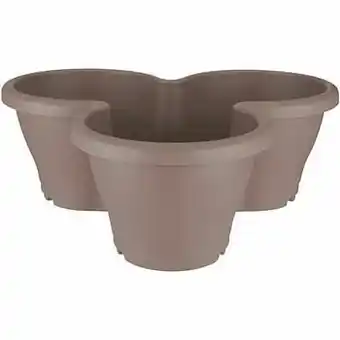 Brico Elho pot ’Corsica Vertical Garden Small’ taupe 36 x 26 cm aanbieding