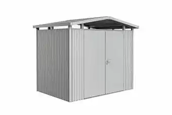 Brico Biohort berging Panorama P2 zilver metallic dubbele deur 273x198cm aanbieding