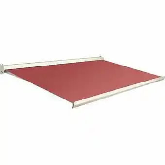 Brico Domasol zonnetent elektrisch ’Factor 10-C’ rood 500 x 300 cm aanbieding