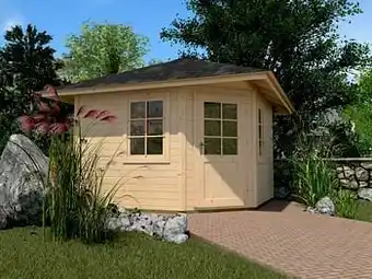 Brico Weka tuinhuis 149 GR2 238x238cm aanbieding