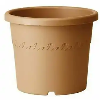 Brico Elho pot op wielen ’algarve cilindro’ terra 48 cm aanbieding