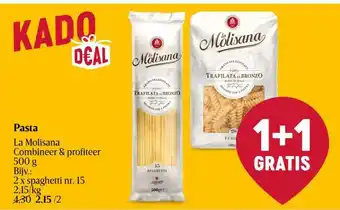 Delhaize La Molisana Pasta aanbieding