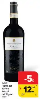 Carrefour Boschi dei Signori Barolo aanbieding