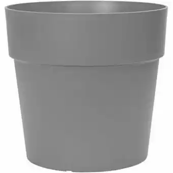 Brico Elho bloempot Vibia straight rond 30cm antraciet aanbieding