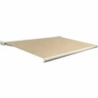 Brico Domasol zonnetent elektrisch met afstandsbediening ’Factor 20-C’ beige 550 x 250 cm aanbieding