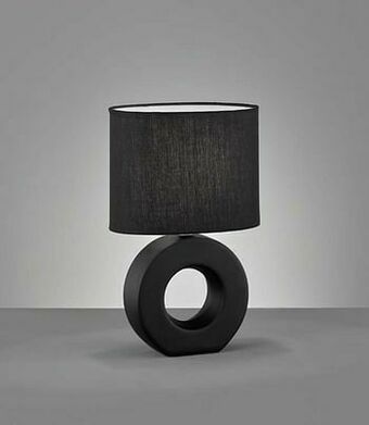 Zelfbouwmarkt Tafellamp Zwart Excl Lamp 1xe14 Hoogte 31cm aanbieding