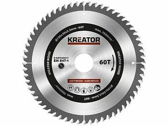 Multi bazar Kreator Zaagblad Voor Hout 190Mm 60T aanbieding