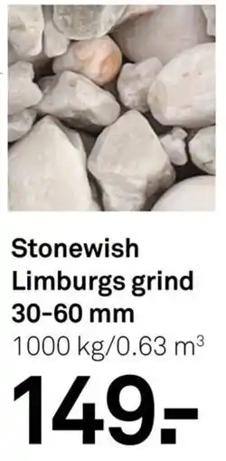 Karwei Stonewish Limburgs grind aanbieding