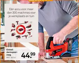Karwei Einhell decoupeerzaag aanbieding
