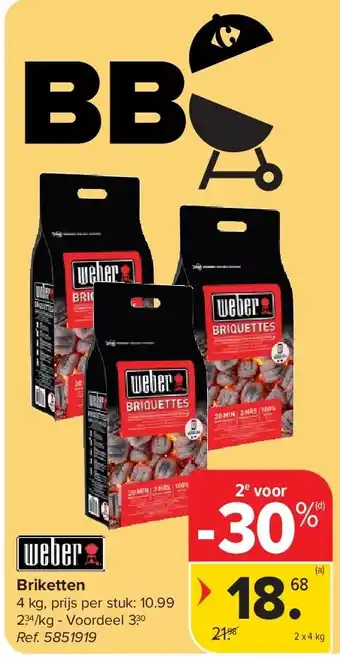 Carrefour Briketten aanbieding
